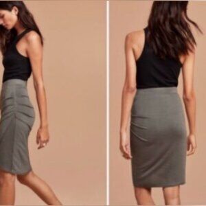 Aritzia Wilfred Free Heather Grey Tyra Skirt